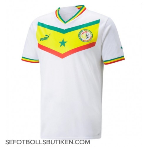 Senegal Replika Hemma matchkläder VM 2022 Korta ärmar